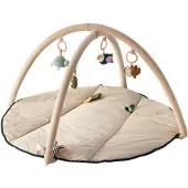 Sebra Babygym - 90x51 cm - Wildlife Animals - - One Size - Babygym - Filt