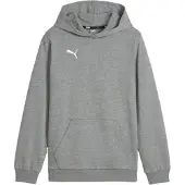 Puma Luvtröja teamGOAL Casuals - Grå Barn, storlek YXL/164 cm