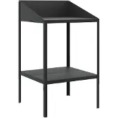 vidaXL Växtställ antracit 56,5x54,5x100 cm galvaniserat stål