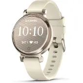 Garmin Lily 2 - Cream gold - smart klocka med band - silikon - coconut - handledsstorlek: 110-175 mm - monokrom - Bluetooth - 24.4 g
