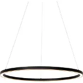 QAZQA Hänglampa svart 80 cm inkl LED 3-stegs dimbar - Girello