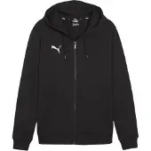 Puma Luvtröja teamGOAL Casuals Full Zip - Svart/White, storlek 3XL