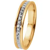 Kohinoor förlovningsring 3,5mm ; 14K guld 003-020 15½