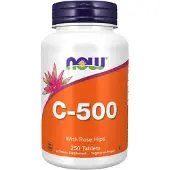 Now Vitamin C-500 tabletter