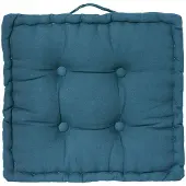 Atmosphera sittdyna för golv, 40x40x8 cm, blågrön färg