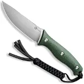 CIVIVI Stormridge C23041-2 Satin Nitro-V, Green Canvas Micarta, fixed knife