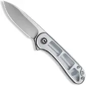 CIVIVI Elementum C907A-7 Satin D2, Polished Clear Lexan, pocket knife