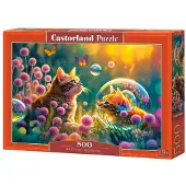 Castorland Pussel 500 bitar Katt magisk morgon