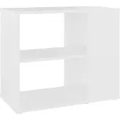 vidaXL Sidobord, Vit, 60X30X50 Cm, Träbaserat Material