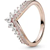 Pandora Rose Princess Wishbone ring 187736CZ-64