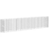 vidaXL Planteringsgabion galvaniserat järn 470x50x100 cm