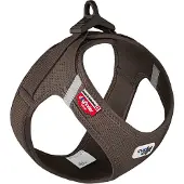 Curli Vest Harness Clasp Air-Mesh - Brown (XXXS)