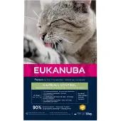 Eukanuba Adult Hairball Control kattfoder med kyckling