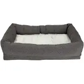 Dogman Classy Memory Foam Hundbädd Grå Xl 89cm