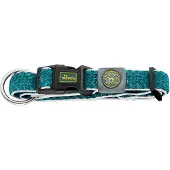 Hunter Hilo Vario Basic halsband, turkos - Storlek S-M: 30 - 43 cm halsomkrets