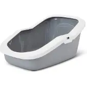Savic Aseo kattetoilet, 56x39x27,5 cm, hvid/grå