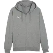 Puma Luvtröja teamGOAL Casuals Full Zip - Grå/White, storlek X-Large