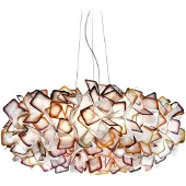 Slamp Taklampa , Clizia, dimbara, Orange, Vardagsrum, Plast, Design