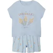 Name it Cap Icecream Pyjama Blå 18-24 Months Flicka