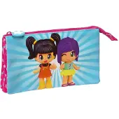 Big Buy Cooking Pinypon Triple Pencil Case Flerfärgad Man