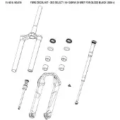 RockShox Sid Select Klistermärkesset