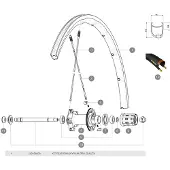 Mavic Ksyrium Pro Exalith 17c Bakfälg