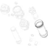 RockShox Air Can Assembly Monarch B1/c1 Företag