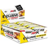 Amix Exklusiv Låda Med Proteinbars Choklad Banan 85g 12 Enheter
