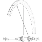Mavic Ksyrium 30 Disc Ekrar 12 Enheter