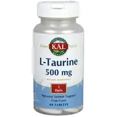 Kal L-taurine 500mg Amino Acid 60 Tablets Durchsichtig