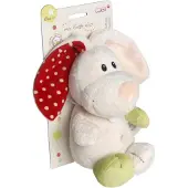 Nici Mjuk Kanin Tilli Hängande Med Rubrikkort Teddy 25 Cm