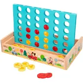 Woomax Trä Tic-tac-toe-spel