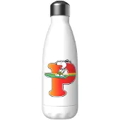 Snoopy Rostfritt Stål Personlig Flaska Med Bokstaven P 550ml