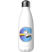 Snoopy Rostfritt Stål Anpassad Flaska Bokstaven C 550ml