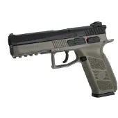 ASG GBB CZ P-09 6mm Flat Dark Earth med Väska