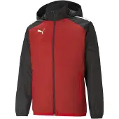 Puma Sportjacka 'Team Liga' röd / svart / vit