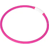 Dogman LED-ring silikone rosa 20-65cm