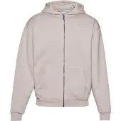 Karl kani Sweatjacka 'Essential' taupe / vit