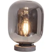 By Rydens Bordslampa , Leola, Grå, Vardagsrum, Glas