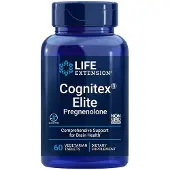 Life Extension , Cognitex Elite Pregnenolone, 60 Vegetariska Tabletter