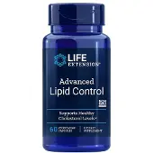 Life Extension Avancerad lipidkontroll, 60 vegetabiliska kapslar (500 mg per kapsel)