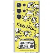 Samsung Keith Haring flipsuit card for Galaxy S24 Ultra Yellow