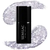 Semilac UV Colours UV Gel Polish Gellack 7 ml 461 Hollywood Silver