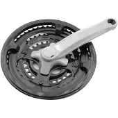 Prowheel 7-8s Crankset Svart 170 mm / 48/38/28t
