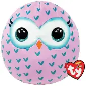 Multisoppi Winks Uggla Squish a Boos 10" | Beanie Baby Mjuk Plushleksak | Samlar Kramdjur