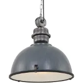 Steinhauer Hänglampa Bikkel XXL, dimbar, Aluminium / grå / zink, Vardagsrum / matsal, Metall, Industriell design, Pendellampa
