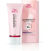 Wella Shinefinity Glaze Professionell hårtoning 60 ml Nr. 010/8 - Opal Flash
