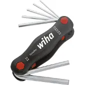 Wiha 351 PK7, Insexnycklar med L-handtag, set, Metrisk, 7 styck, 1.5,2,2.5,3,4,5,6 mm