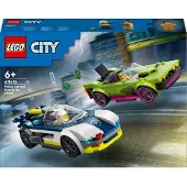 LEGO CITY 60415 Polisjakt och Muscle Car