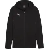 Puma Sportsweatjacka 'Team Final' svart / vit